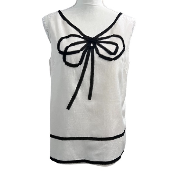 J. Crew (EUC) 100% Silk Fully Lined Sleeveless Top Size Large - Picture 5 of 10